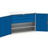 Verso Kitted Cupboard, 2 Doors, Blue, 1000 x 1300 x 550mm thumbnail-0