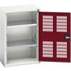 Verso Storage Cabinet, Single Ventilated Door, Red, 800 x 525 x 350mm thumbnail-0