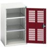 Verso Storage Cabinet, Single Ventilated Door, Red, 900 x 525 x 550mm thumbnail-0