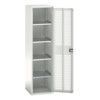 Verso Storage Cabinet, Single Ventilated Door, Light Grey, 2000 x 525 x 550mm thumbnail-0