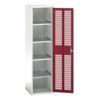 Verso Storage Cabinet, Single Ventilated Door, Red, 2000 x 525 x 550mm thumbnail-0