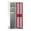 Verso PPE Cupboard, Single Ventilated Door, Red, 2000 x 525 x 550mm thumbnail-0