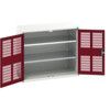 Verso Storage Cabinet, 2 Ventilated Doors, Red, 900 x 1050 x 550mm thumbnail-0