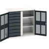 Verso PPE Cupboard, 2 Ventilated Doors, Anthracite Grey, 1000 x 1050 x 550mm thumbnail-0