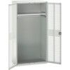 Verso PPE Cupboard, 2 Ventilated Doors, Light Grey, 2000 x 1050 x 550mm thumbnail-0