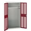 Verso PPE Cupboard, 2 Ventilated Doors, Red, 2000 x 1050 x 550mm thumbnail-0