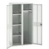 Verso PPE Cupboard, 2 Doors, Light Grey, 2000 x 1050 x 550mm thumbnail-0