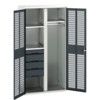 Verso PPE Cupboard, 2 Doors, Anthracite Grey, 2000 x 1050 x 550mm thumbnail-0