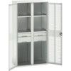 Verso PPE Cupboard, 2 Doors, Light Grey, 2000 x 1050 x 550mm thumbnail-0