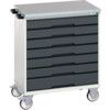 VERSO MOBILE 7 DRAWER CABINET 800x600x980 W/ LINO WORKTOP thumbnail-0