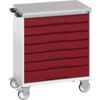 VERSO MOBILE 7 DRAWER CABINET 800x600x980 W/ LINO WORKTOP thumbnail-0