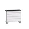 Verso Mobile Storage Cabinet, 5 Drawers, Light Grey, 965 x 1050 x 550mm thumbnail-0