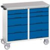 Verso Maintenance Trolley 1050x600x980mm With 10 Drawers - Lino Worktop thumbnail-0