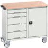 Verso Mobile Maintenance Trolley 700mm Cupboard 5 Drawers MPX  Worktop thumbnail-0