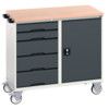 Verso Mobile Maintenance Trolley 700mm Cupboard 5 Drawers MPX  Worktop thumbnail-0