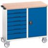 Verso Maintenance Trolley with 7 Drawers 1 Cupboard MPX  Top thumbnail-0