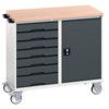 Verso Maintenance Trolley with 7 Drawers 1 Cupboard MPX  Top thumbnail-0