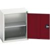 Verso Wall Cabinet, Single Door,Grey/Red, 600 x 525 x 350mm thumbnail-0