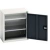 Verso Wall Cabinet, Single Door,Anthracite Grey/Grey, 600 x 525 x 350mm thumbnail-0