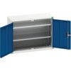 Verso Wall Cabinet, 2 Doors,Blue/Grey, 600 x 800 x 350mm thumbnail-0