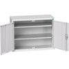 Verso Wall Cabinet, 2 Doors,Grey, 600 x 800 x 350mm thumbnail-0