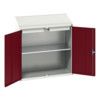 Verso Lectern, 2 Doors, Red, 1130 x 1050 x 550mm thumbnail-0