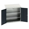 Verso Lectern, 2 Doors, Anthracite Grey, 1130 x 1050 x 550mm thumbnail-0