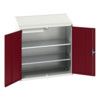 Verso Lectern, 2 Doors, Red, 1130 x 1050 x 550mm thumbnail-0