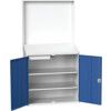 Verso Lectern, 2 Doors, Blue, 2000 x 1050 x 550mm thumbnail-0