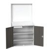 VERSO ECONOMY LECTERN CBOARD W/PERFO BACK PANEL 2 SHELVES 1 DRAWER thumbnail-0