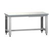 AVERO 1500mm (L)x750x1140mm (H) HEIGHT ADJUST WORKBENCH-LIGHT GREY thumbnail-0