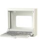 Verso Laptop Cupboard, Single Door, Light Grey, 410 x 500 x 150mm thumbnail-0