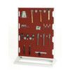 Perfo Double Sided Panel Rack, 1450mm x 1000mm x 550mm, Red & Grey thumbnail-0