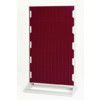 Louvre Double Sided Panel Rack, 1775mm x 1000mm x 550mm, Red & Grey thumbnail-0