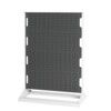 Louvre Single Sided Panel Rack, 1450mm x 1000mm x 550mm, Grey thumbnail-0