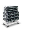 Louvre Panel Trolley, 1250mm x 1000mm x 550mm, Grey thumbnail-0