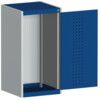 CUBIO SMLF-5510 CUPBOARD HOUSING WITH PERFO DOOR-LIGHT GREY/BLUE thumbnail-0