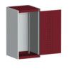 CUBIO SMLF-5510 CUPBOARD HOUSING WITH PERFO DOOR-LIGHT GREY/RED thumbnail-0