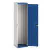 CUBIO SMLF-5520 CUPBOARD HOUSING WITH LOUVRE DOOR-LIGHT GREY/BLUE thumbnail-0