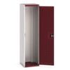 CUBIO SMLF-5520 CUPBOARD HOUSING WITH LOUVRE DOOR-LIGHT GREY/RED thumbnail-0