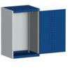 CUBIO SMLF-5510 CUPBOARD HOUSING WITH PERFO DOOR-LIGHT GREY/BLUE thumbnail-0