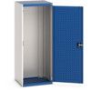 CUBIO SMLF-6516 CUPBOARD HOUSING WITH PERFO DOOR-LIGHT GREY/BLUE thumbnail-0