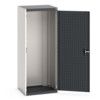 CUBIO SMLF-6516 CUPBOARD HOUSING WITH PERFO DOOR-LIGHT/ANTH GREY thumbnail-0