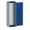 CUBIO SMLF-6520 CUPBOARD HOUSING WITH LOUVRE DOOR-LIGHT GREY/BLUE thumbnail-0