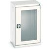 CUBIO SMLF-6510 CUPBOARD HOUSING WITH WINDOW DOOR-LIGHT GREY thumbnail-0