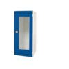 CUBIO SMLF-6516 CUPBOARD HOUSING WITH WINDOW DOOR-LIGHT GREY/BLUE thumbnail-0