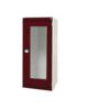 CUBIO SMLF-6516 CUPBOARD HOUSING WITH WINDOW DOOR-LIGHT GREY/RED thumbnail-0