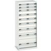 Cubio Drawer Cabinet, 9 Drawers, Light Grey, 1600 x 650 x 525mm thumbnail-0