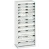 Cubio Drawer Cabinet, 11 Drawers, Light Grey, 1600 x 650 x 525mm thumbnail-0