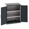 Cubio Storage Cabinet, 2 Doors, Anthracite Grey, 1000 x 800 x 525mm thumbnail-0